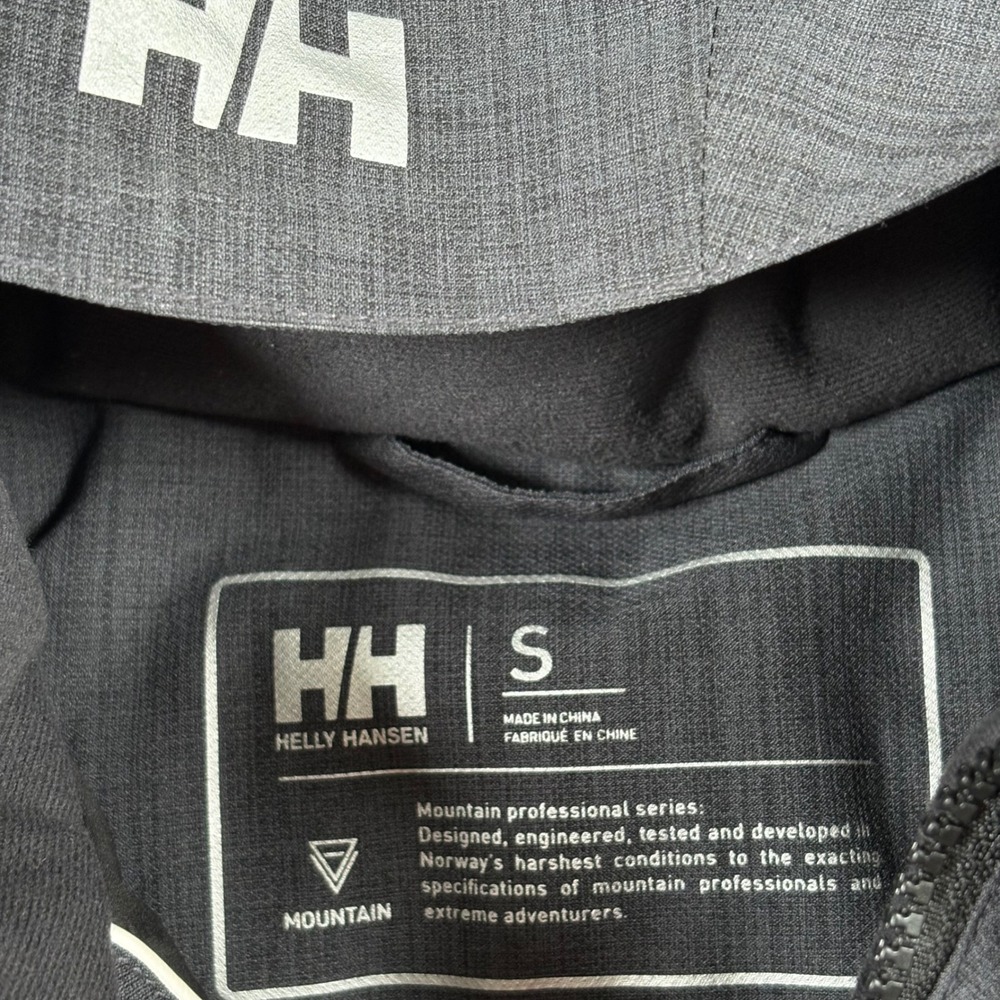 Helly Hansen Mountain Professional Series Ski Jacket Men's S Helly Tech Gray - Picture 3 of 10